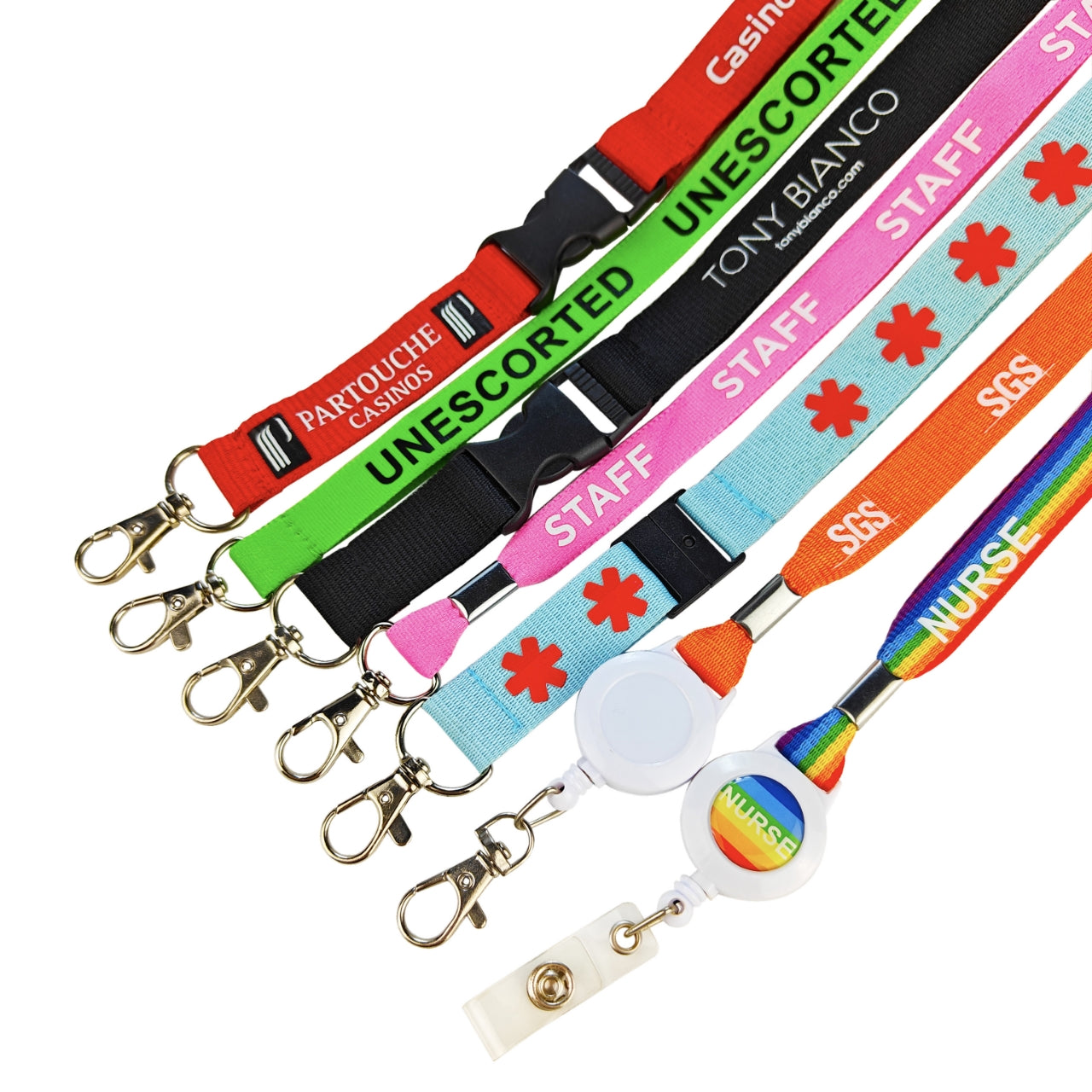 Silkscreen lanyard