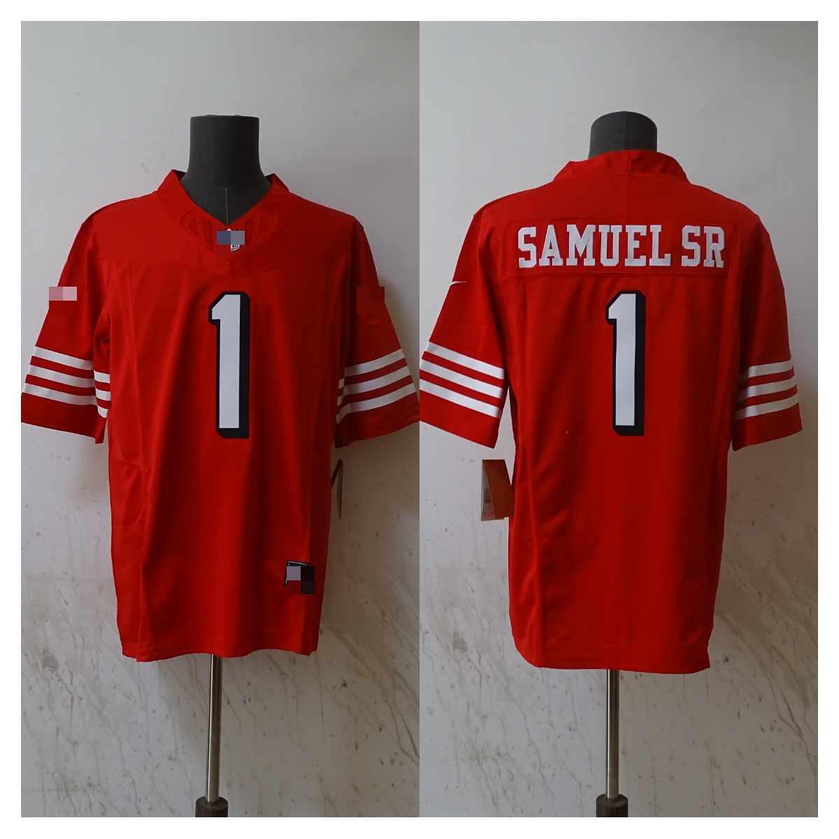 Deebo Samuel Sr 49ers Vapor Scarlet Alternate Sewn Stitched Jersey