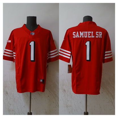 Deebo Samuel Sr 49ers Vapor Scarlet Alternate Sewn Stitched Jersey