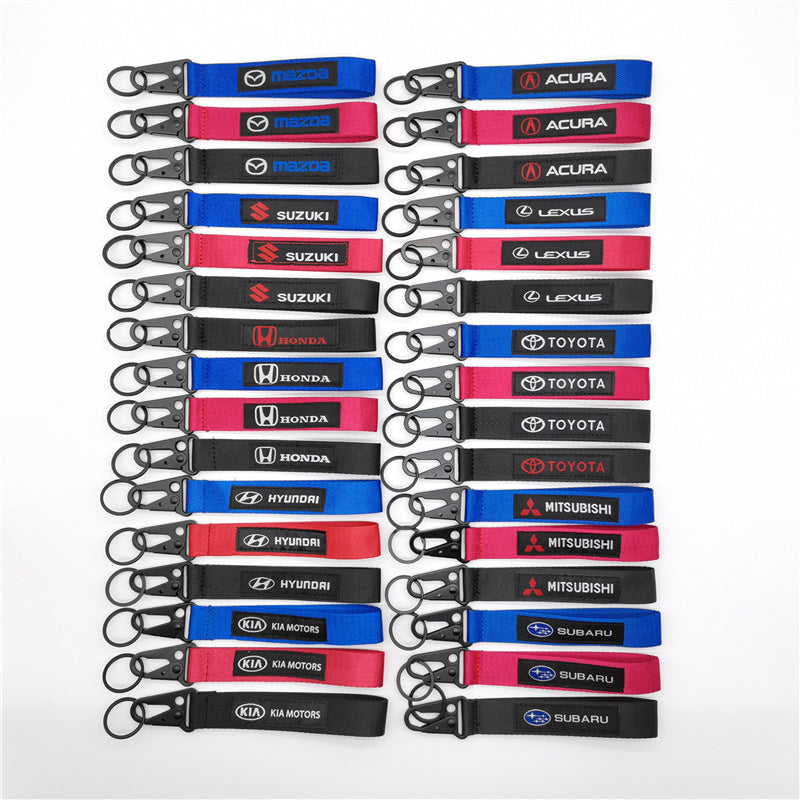 Car LOGO keychain straps