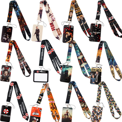 Cartoon lanyard with ID card holder