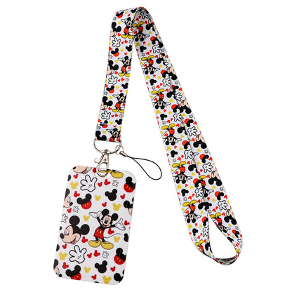 Cartoon lanyard with ID card holder