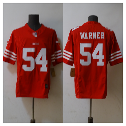 Fred Warner #54 San Francisco 49ers Stitched F.U.S.E. Jersey