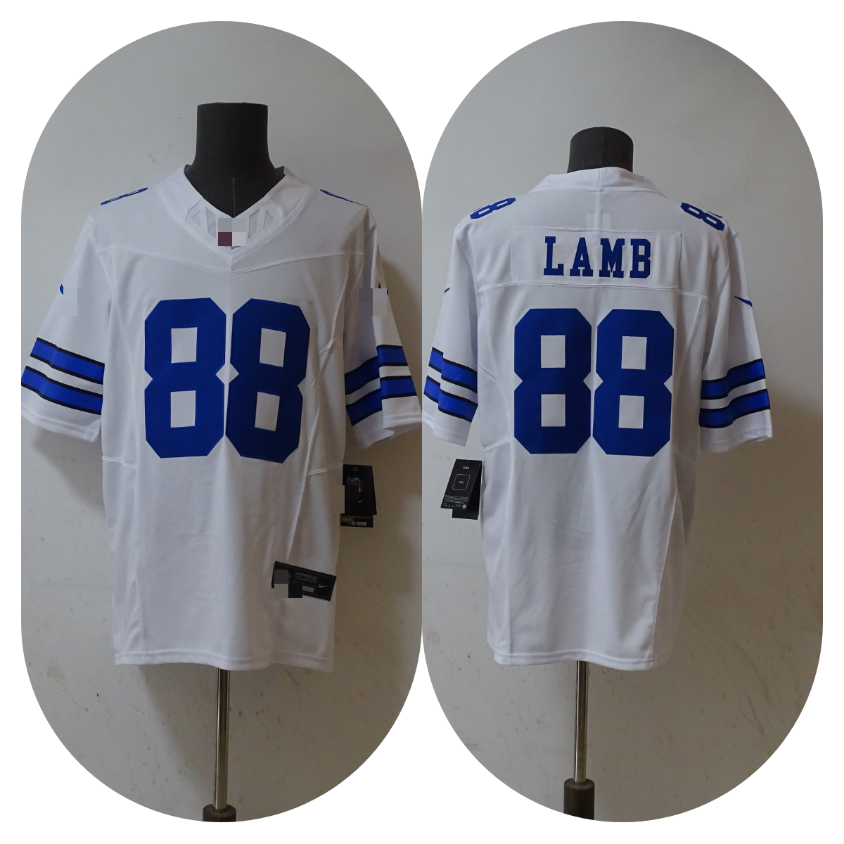 Men's CeeDee Lamb Navy Dallas Cowboys Alternate Game Jersey