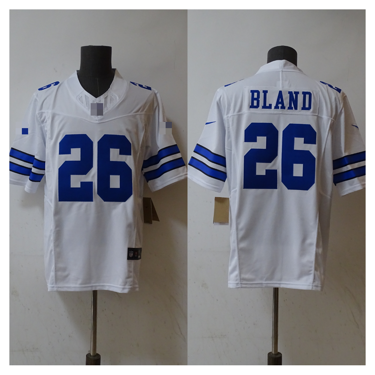 Men's DaRon Bland Navy Dallas Cowboys Player Game Jersey