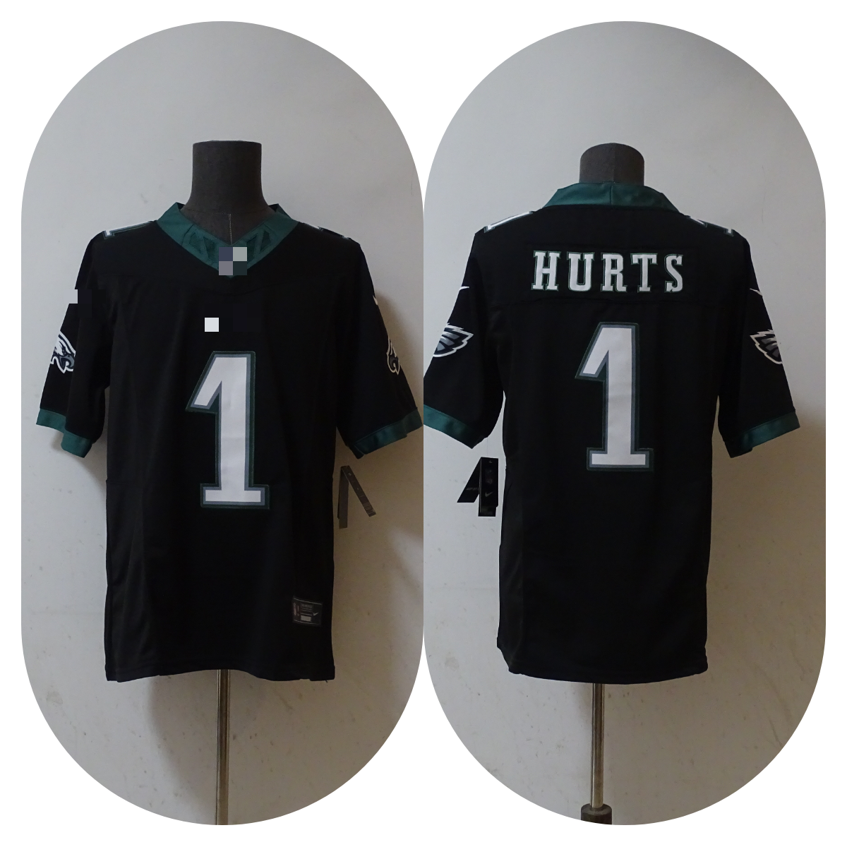 Men's Nike Jalen Hurts Green Philadelphia Eagles Player Jersey