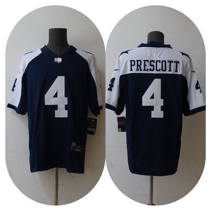 Men's Dak Prescott Navy Dallas Cowboys Alternate Game Jersey