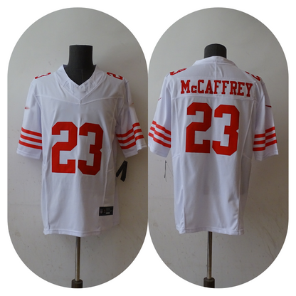 23# Christian McCaffrey San Francisco 49ers Football Game Jersey