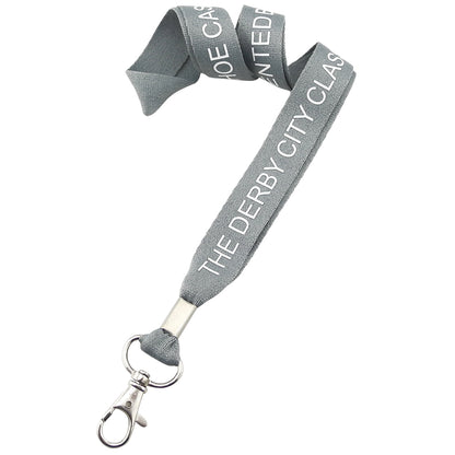 3/4"SILKSCREEN PRINTED LANYARD