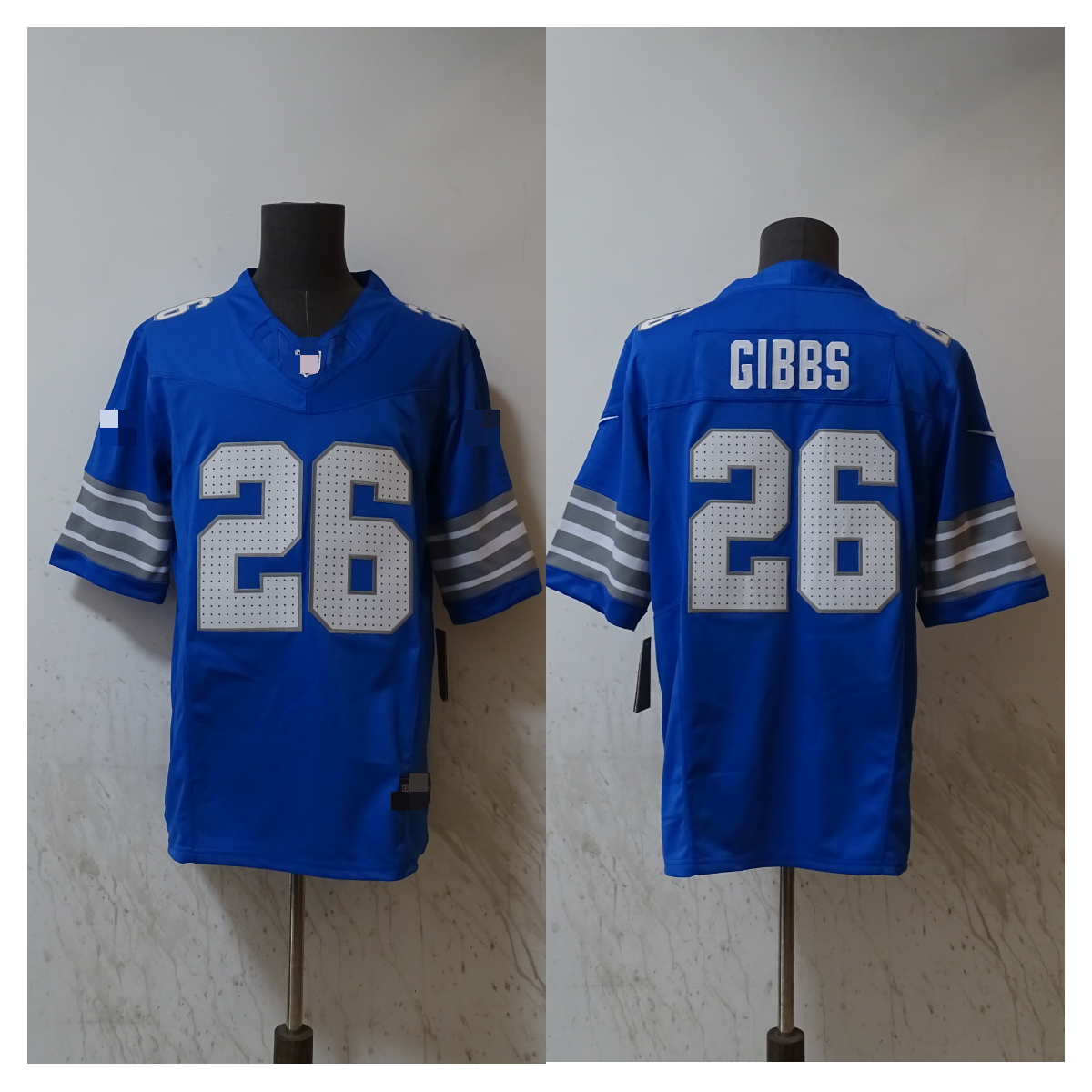 Men's Jahmyr Gibbs Black Detroit Lions Legend Jersey