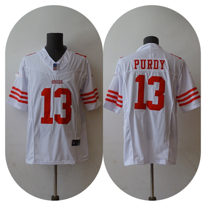 Men's San Francisco 49ers Brock Purdy White Vapor F.U.S.E. Limited Jersey