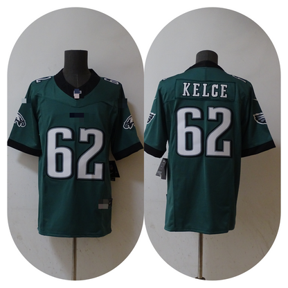 Men's Jason Kelce Green Philadelphia Eagles Game Jersey