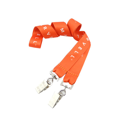 3/4" Double Ended Dye Sublimation Lanyard