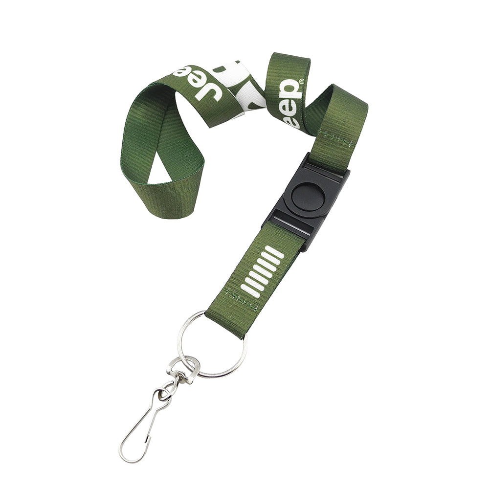 1"Dye Sublimation keyring Lanyards with Buckle Release