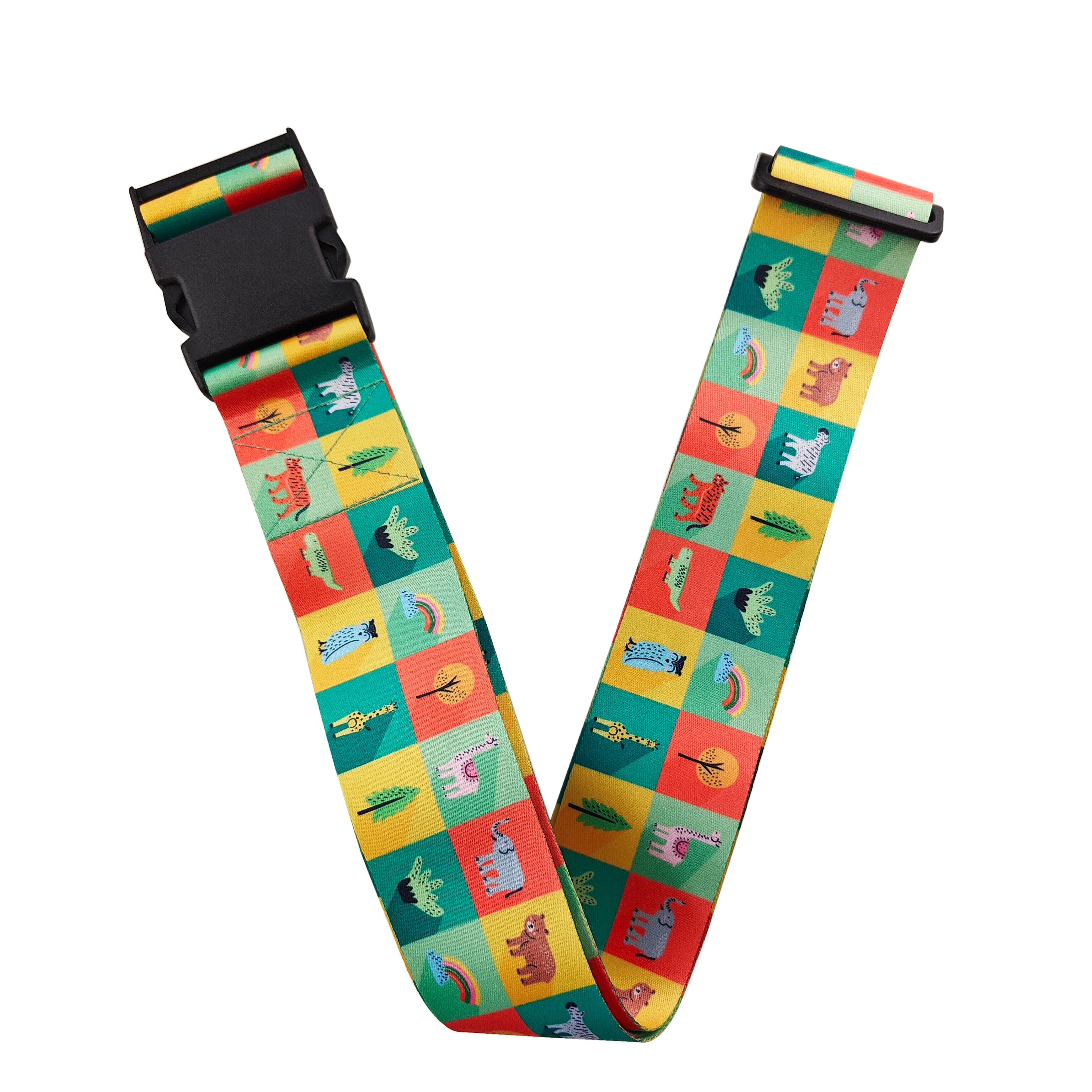 Custom printed luggage belts straps