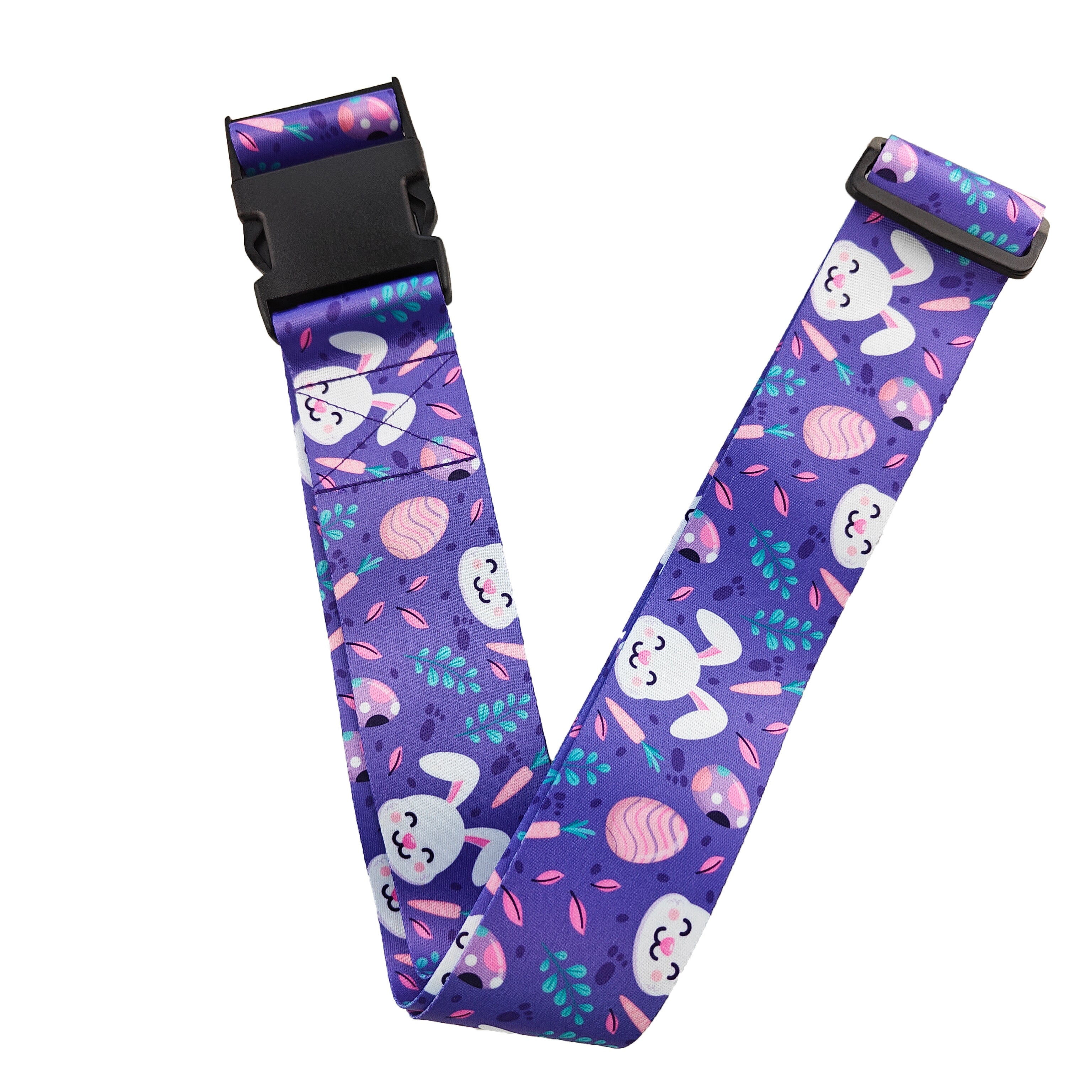 2" heat transfer printed luggage straps