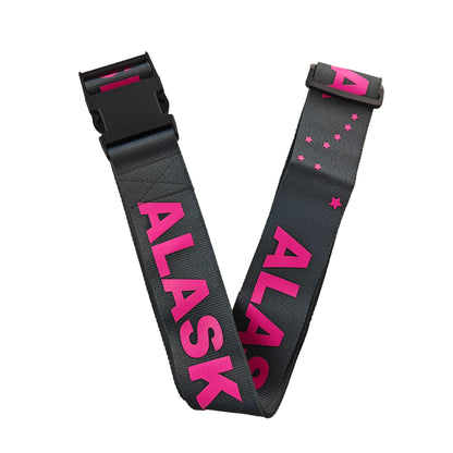 Silkscreen printing logo luggage belt strap