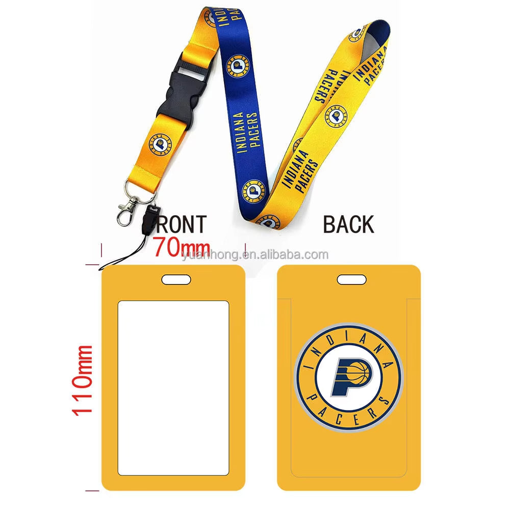 10-piece set National Basketball Nba Logo Lanyard Id Badge Holder With Detachable Breakaway Snap Buck