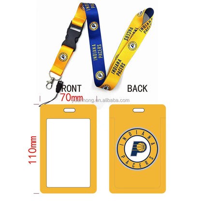 10-piece set National Basketball Nba Logo Lanyard Id Badge Holder With Detachable Breakaway Snap Buck