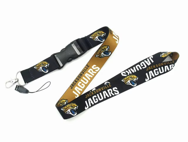 10-piece set USA Nfl Logo Neck Lanyard 2 Sides 32 Football Teams Detachable Strap Lanyards