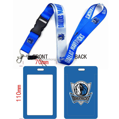 10-piece set National Basketball Nba Logo Lanyard Id Badge Holder With Detachable Breakaway Snap Buck