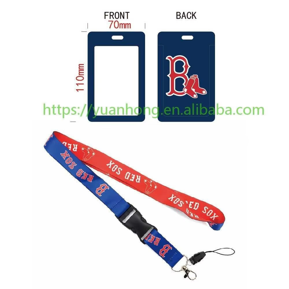 10-piece set MLB Baseball Lanyard Tag ID Holder