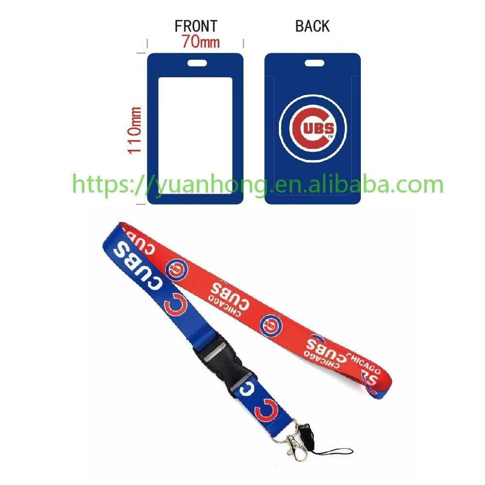 10-piece set MLB Baseball Lanyard Tag ID Holder