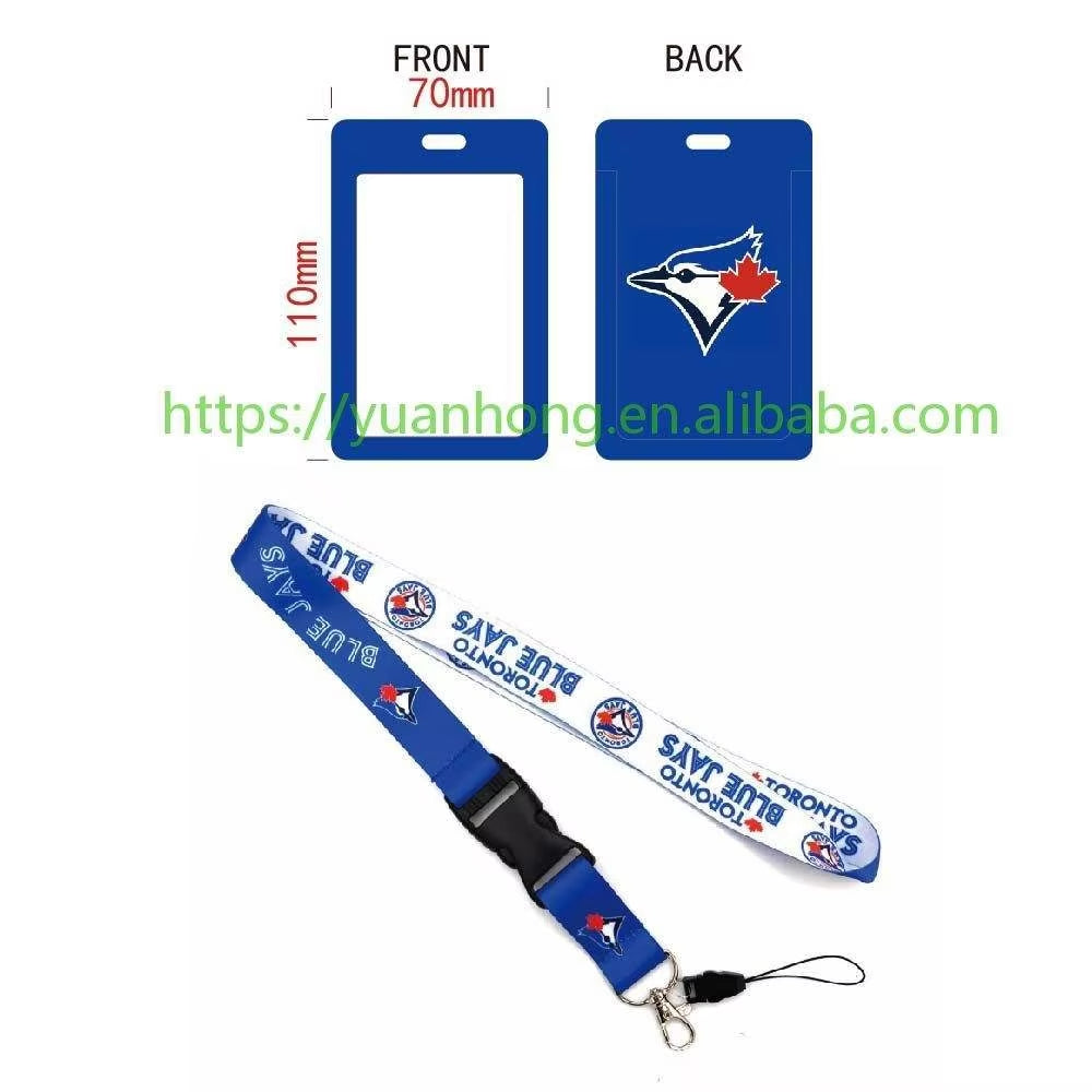 10-piece set MLB Baseball Lanyard Tag ID Holder