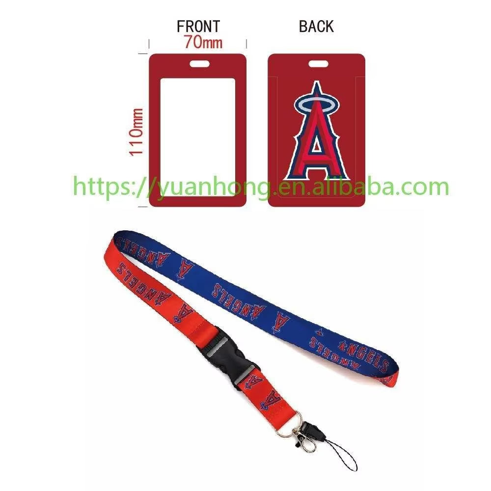 10-piece set MLB Baseball Lanyard Tag ID Holder