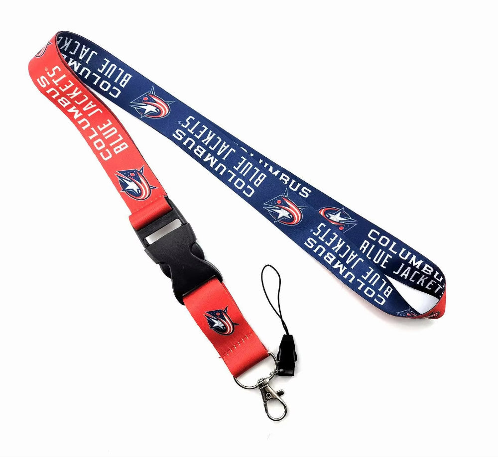 10-piece set NHL sport teams Lanyard with Detachable Buckle