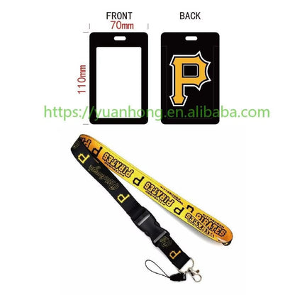 10-piece set MLB Baseball Lanyard Tag ID Holder