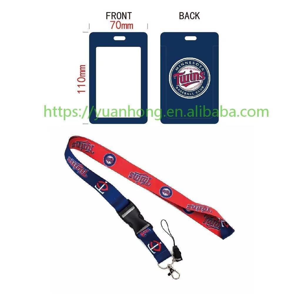 10-piece set MLB Baseball Lanyard Tag ID Holder