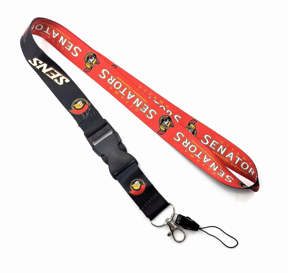 10-piece set NHL sport teams Lanyard with Detachable Buckle