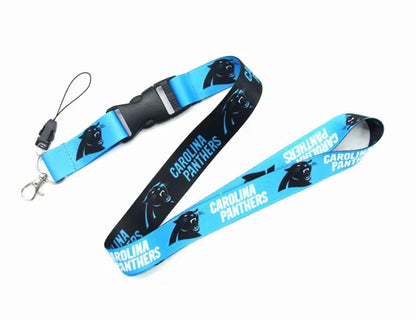 10-piece set USA Nfl Logo Neck Lanyard 2 Sides 32 Football Teams Detachable Strap Lanyards