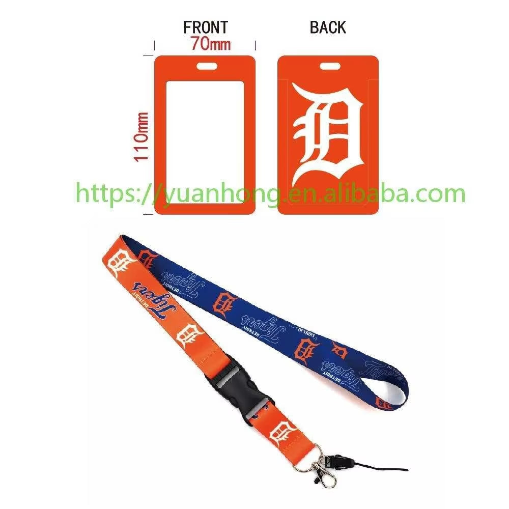 10-piece set MLB Baseball Lanyard Tag ID Holder