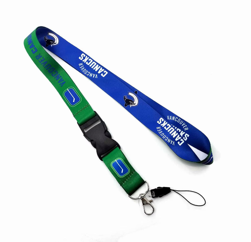 10-piece set NHL sport teams Lanyard with Detachable Buckle