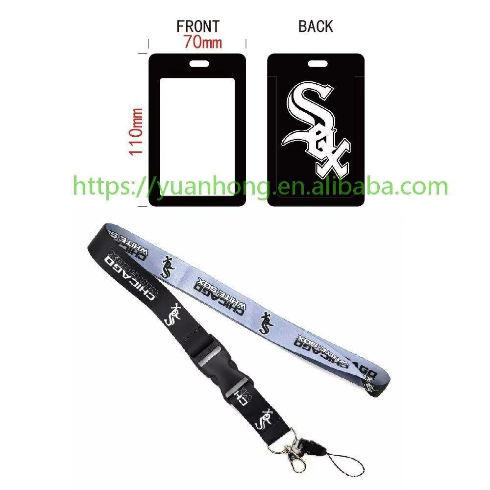 10-piece set MLB Baseball Lanyard Tag ID Holder