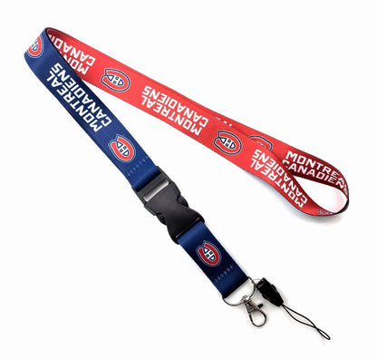 10-piece set NHL sport teams Lanyard with Detachable Buckle