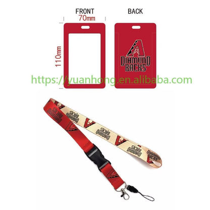 10-piece set MLB Baseball Lanyard Tag ID Holder