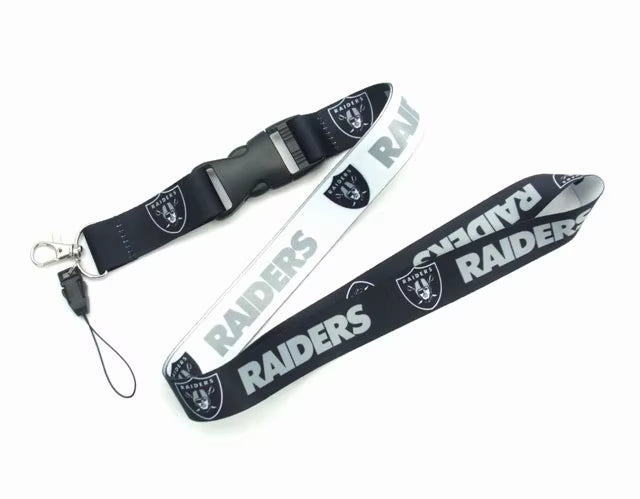 10-piece set USA Nfl Logo Neck Lanyard 2 Sides 32 Football Teams Detachable Strap Lanyards