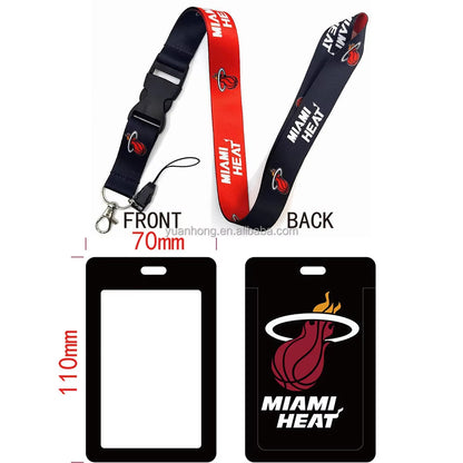 10-piece set National Basketball Nba Logo Lanyard Id Badge Holder With Detachable Breakaway Snap Buck