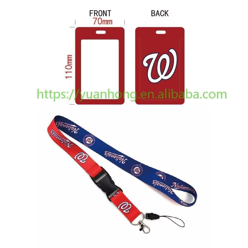 10-piece set MLB Baseball Lanyard Tag ID Holder