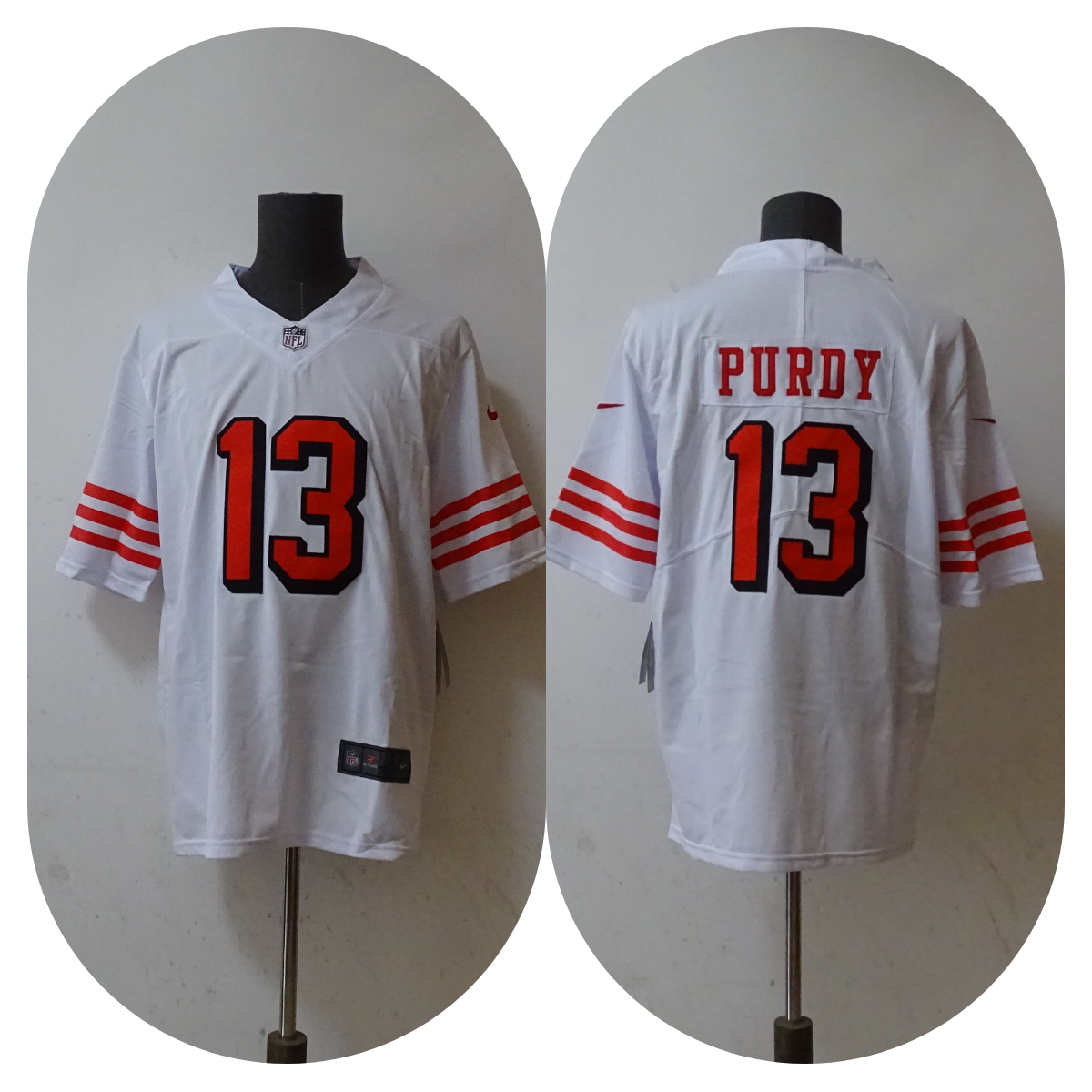 SAN FRANCISCO 49ers #13 Brock Purdy Red Stitched Jersey