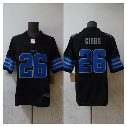 Men's Jahmyr Gibbs Black Detroit Lions Legend Jersey