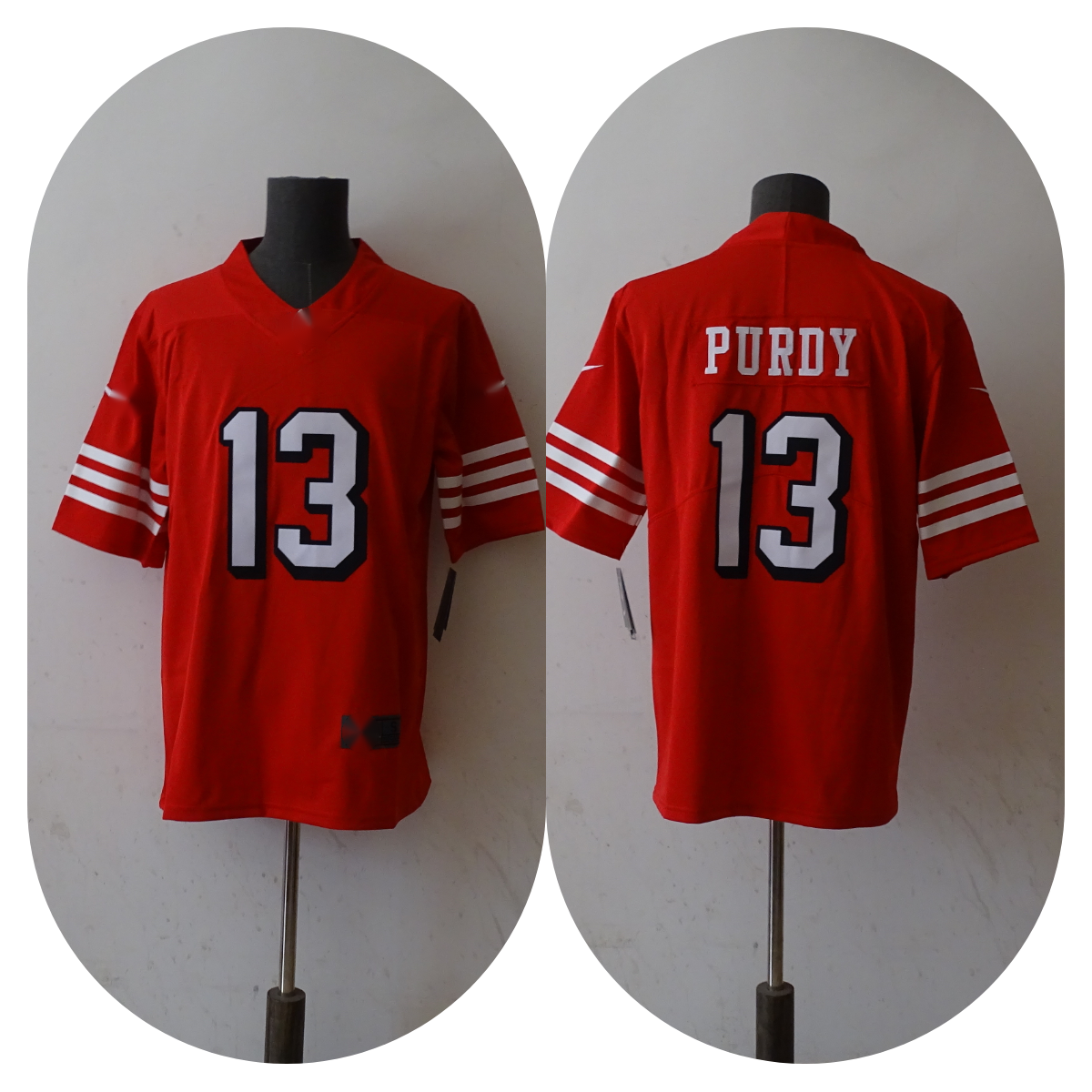 SAN FRANCISCO 49ers #13 Brock Purdy Red Stitched Jersey