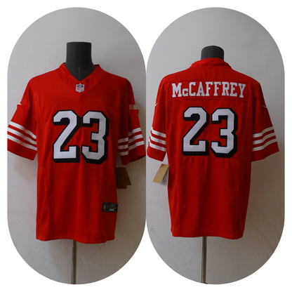 23# Christian McCaffrey San Francisco 49ers Football Game Jersey