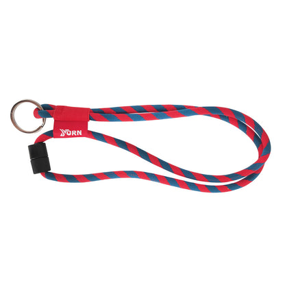 Woven Round Lanyard With Keyring